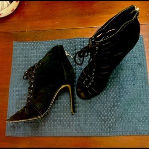 Steve Madden open toe ankle boot